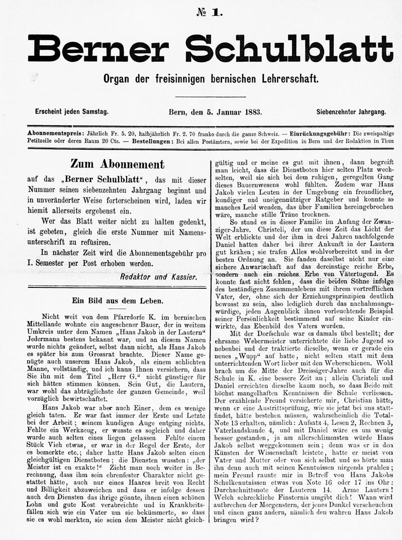 Buchumschlag - Heft 1
