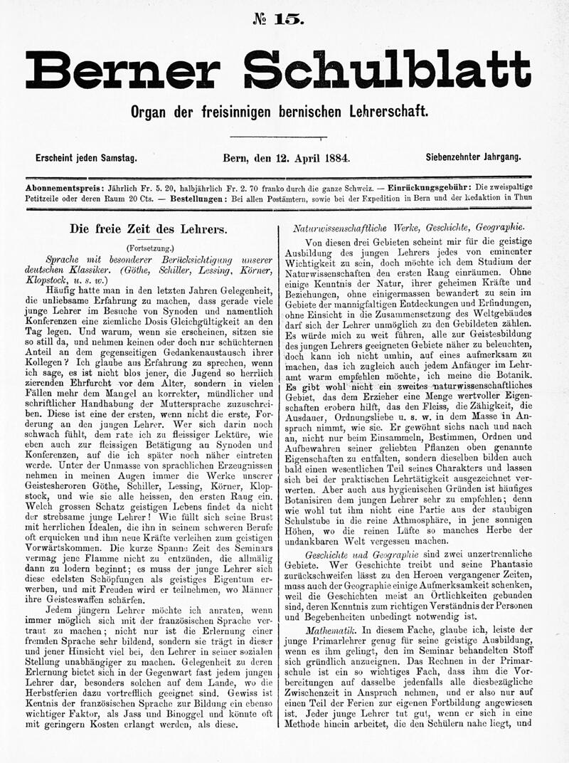Buchumschlag - Heft 15