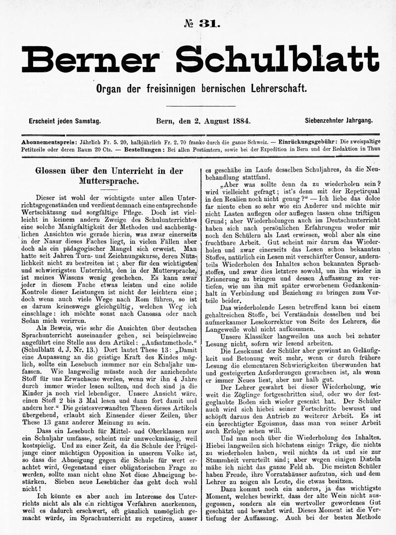 Buchumschlag - Heft 31