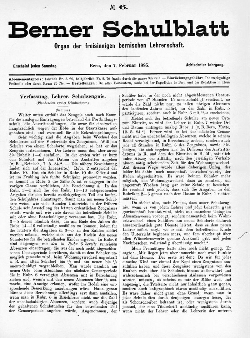 Buchumschlag - Heft 6