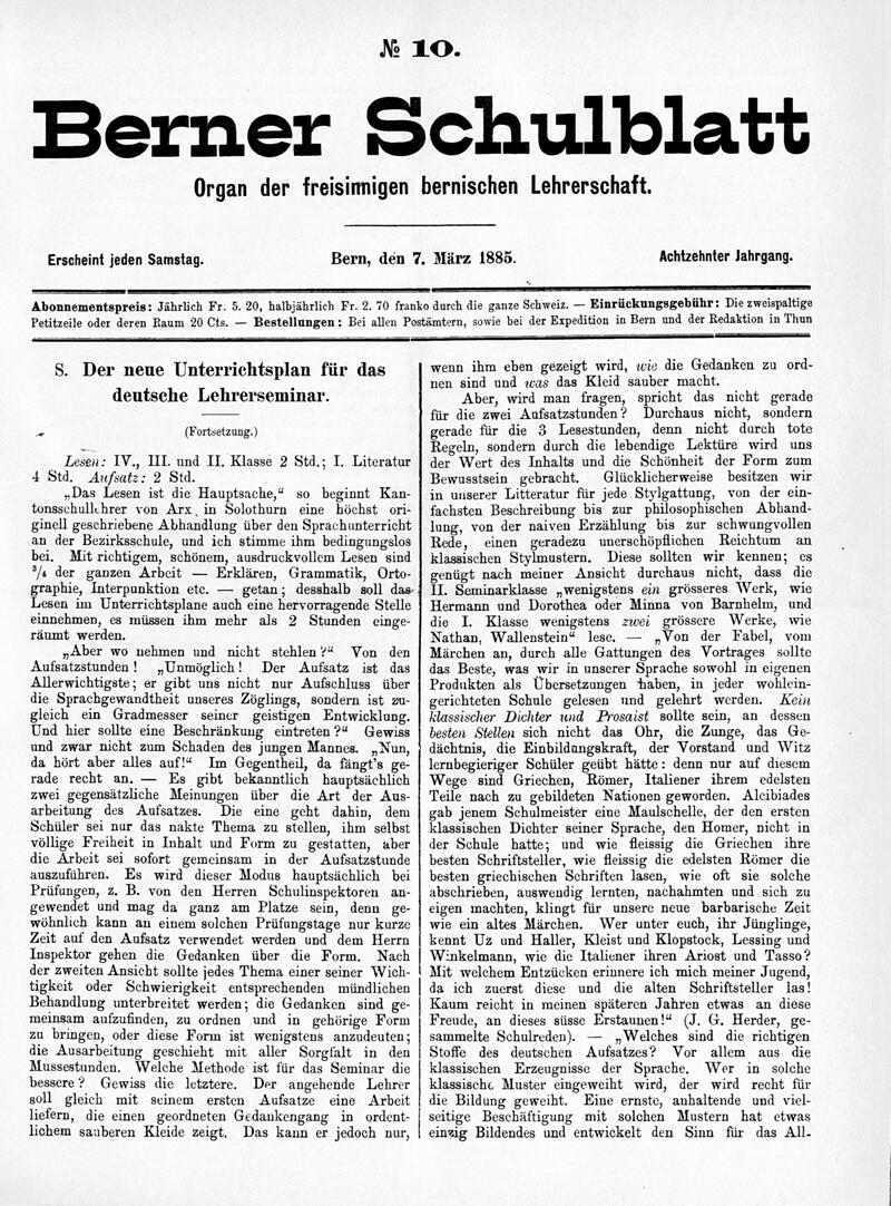 Buchumschlag - Heft 10