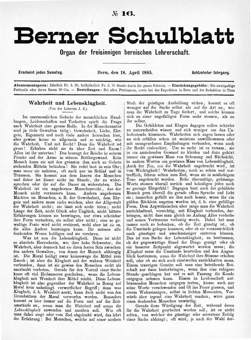 Buchumschlag - Heft 16