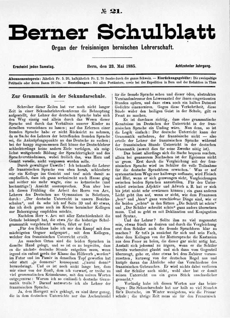 Buchumschlag - Heft 21