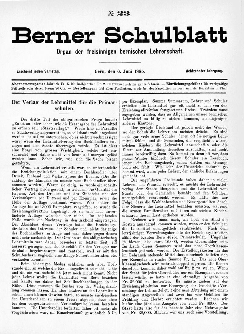 Buchumschlag - Heft 23
