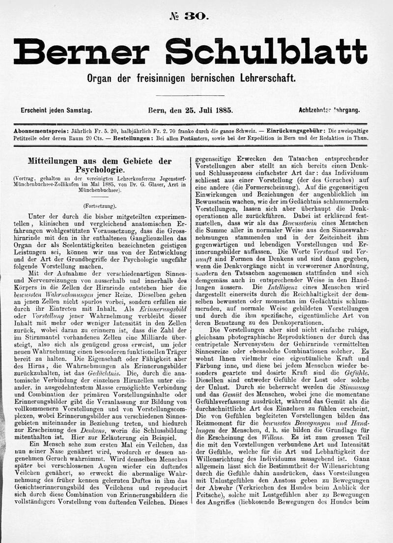Buchumschlag - Heft 30
