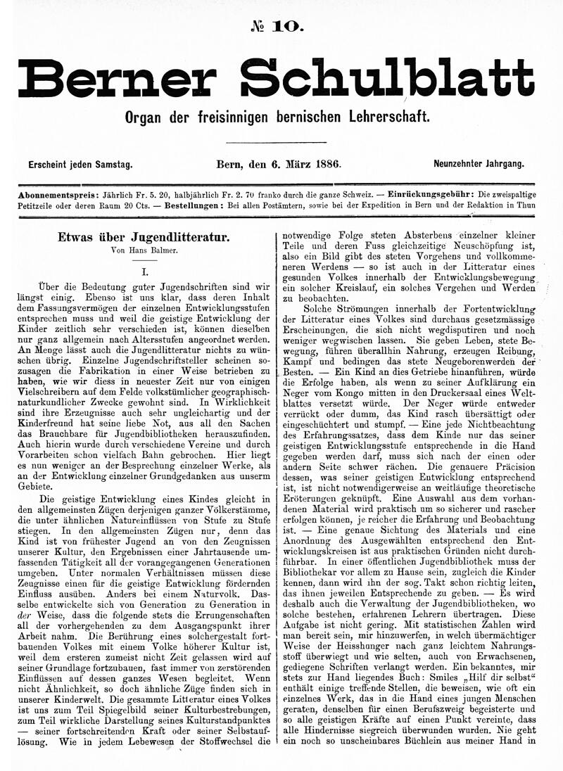 Buchumschlag - Heft 10