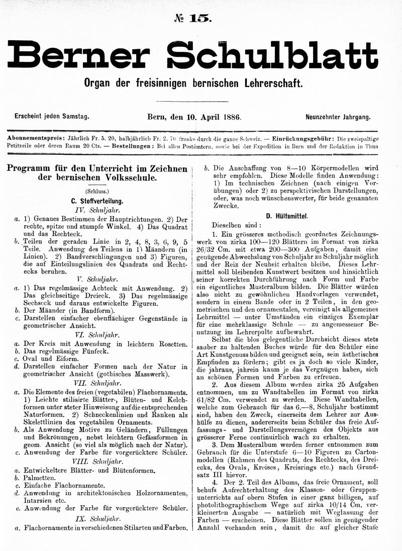 Buchumschlag - Heft 15