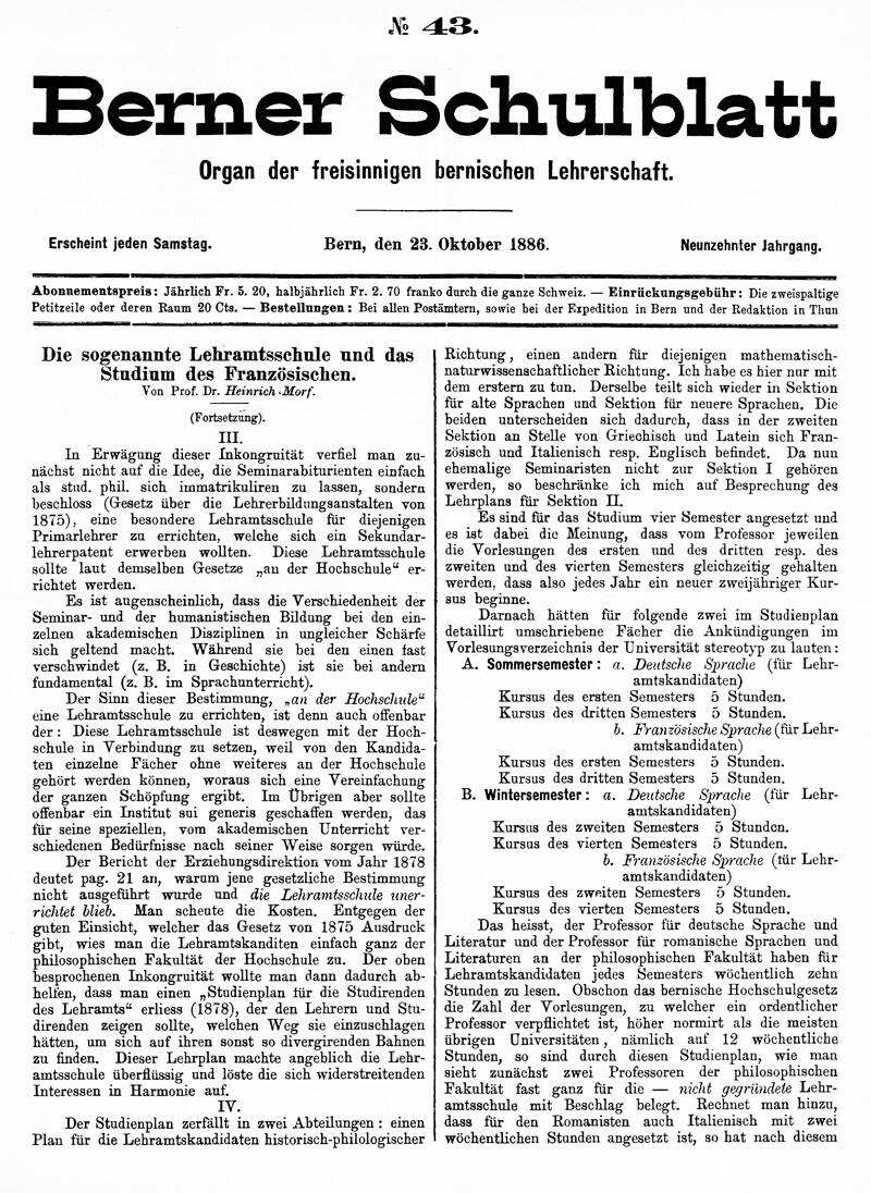 Buchumschlag - Heft 43