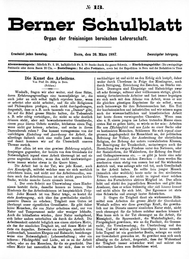 Buchumschlag - Heft 13