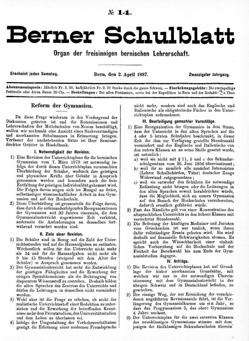 Buchumschlag - Heft 14