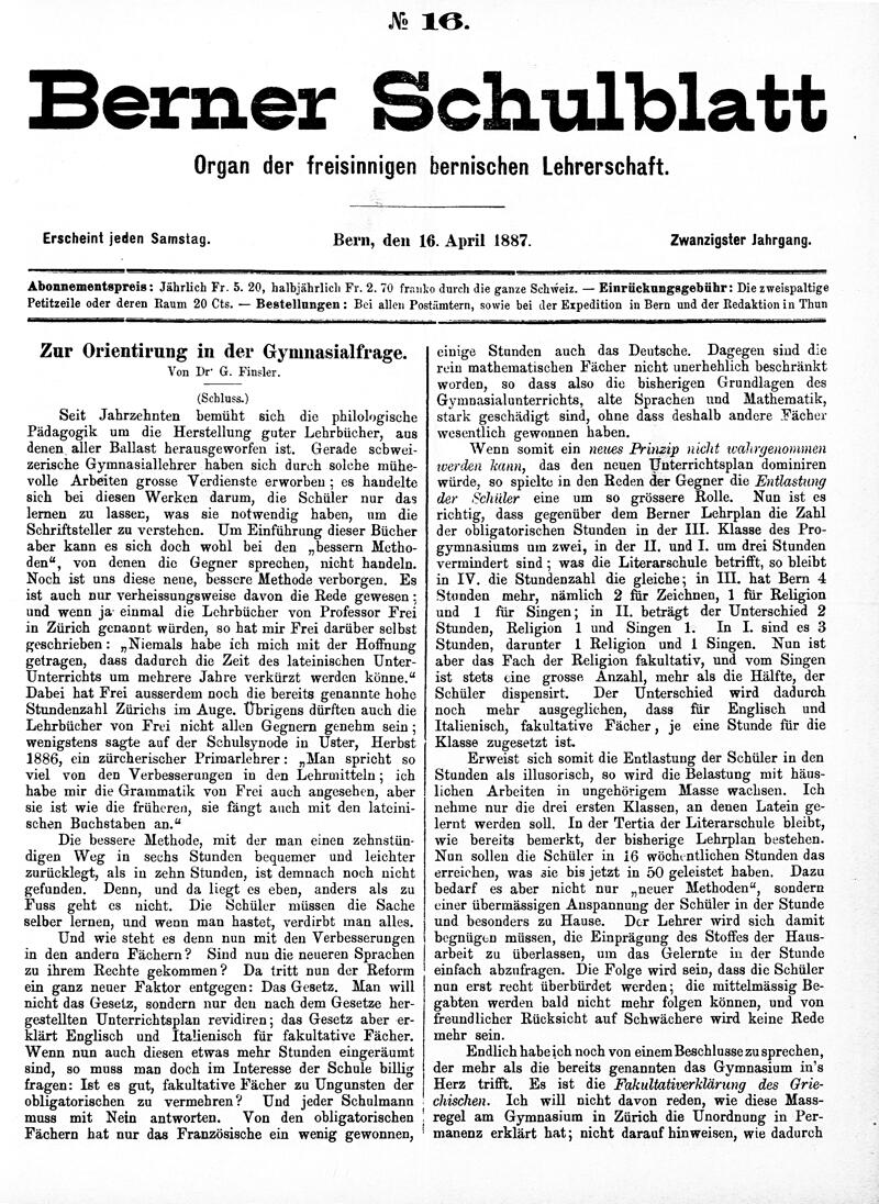 Buchumschlag - Heft 16