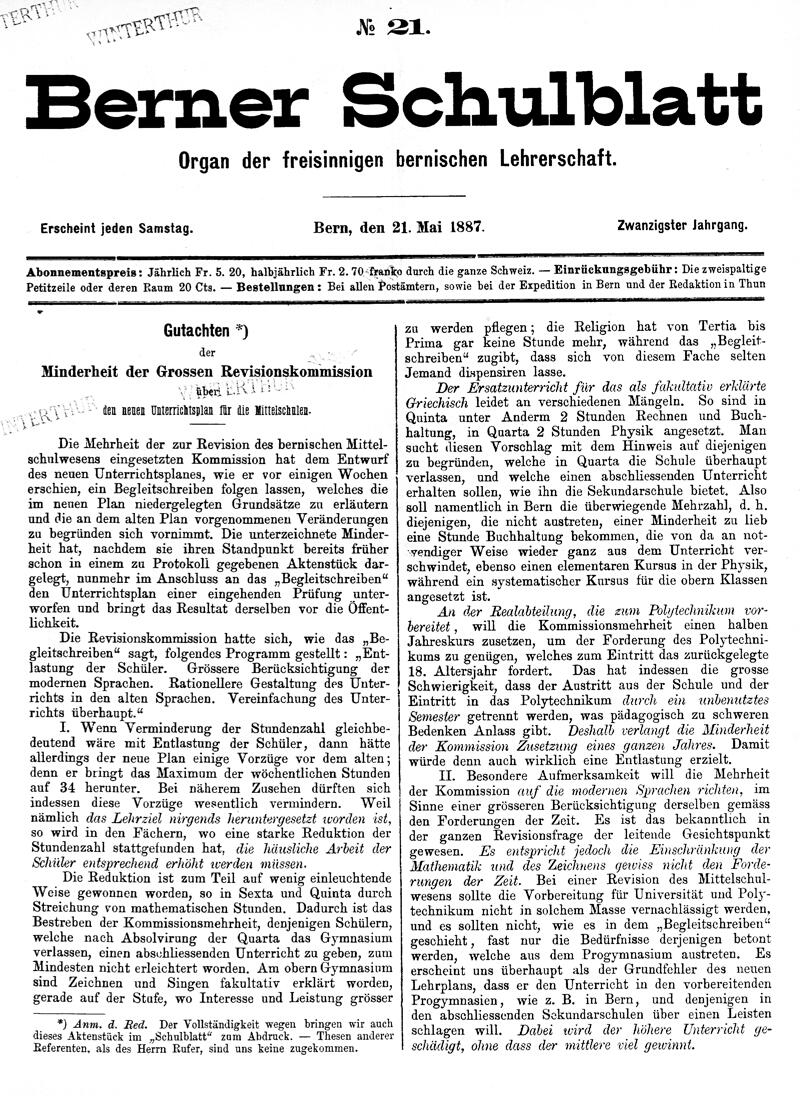 Buchumschlag - Heft 21