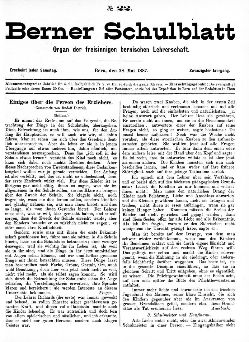 Buchumschlag - Heft 22