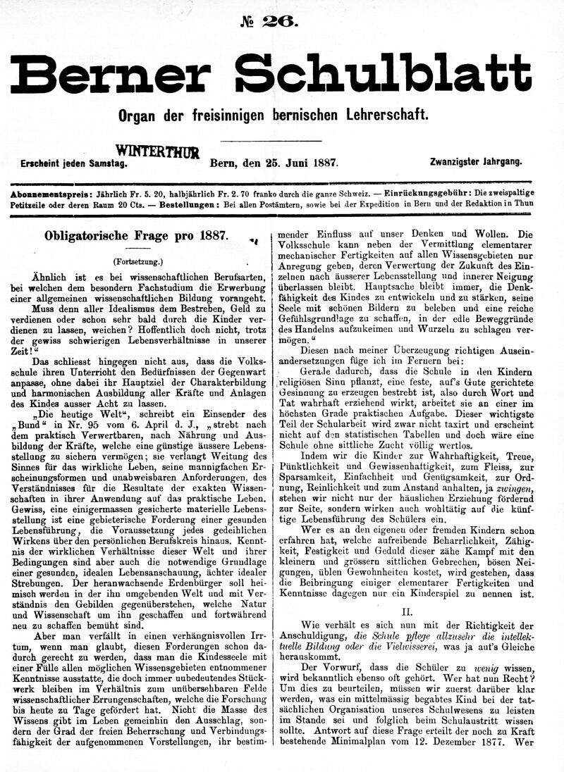 Buchumschlag - Heft 26