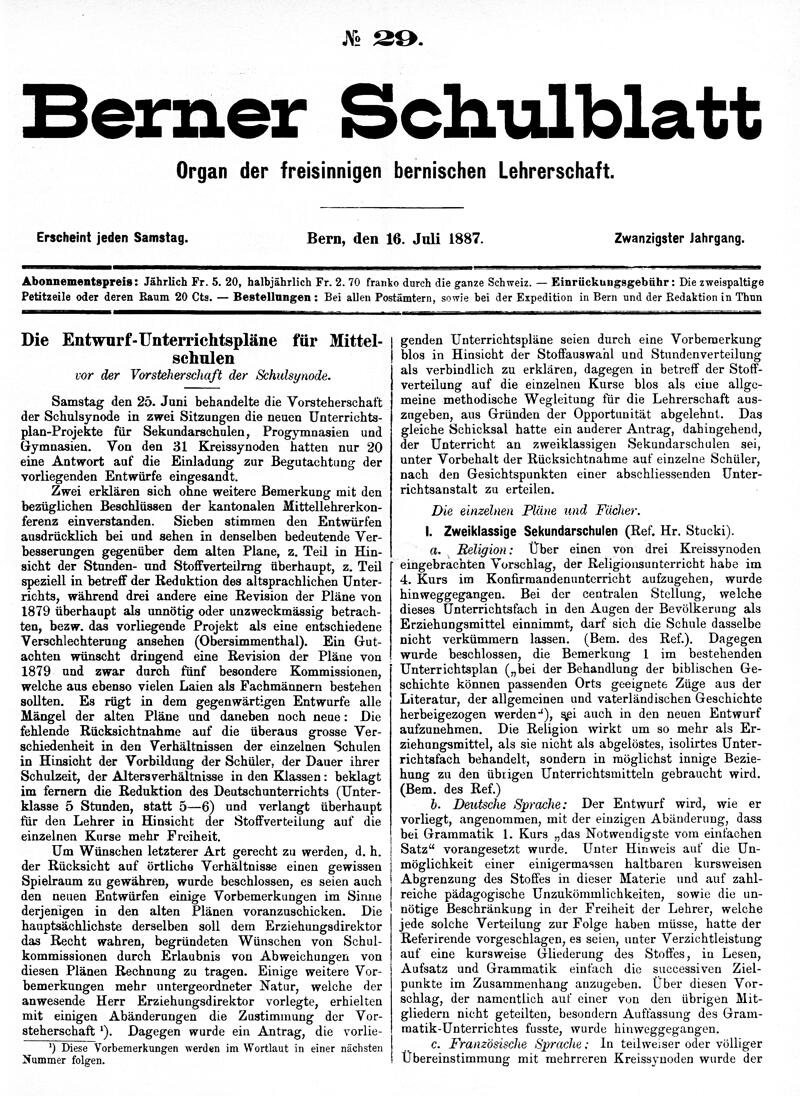 Buchumschlag - Heft 29