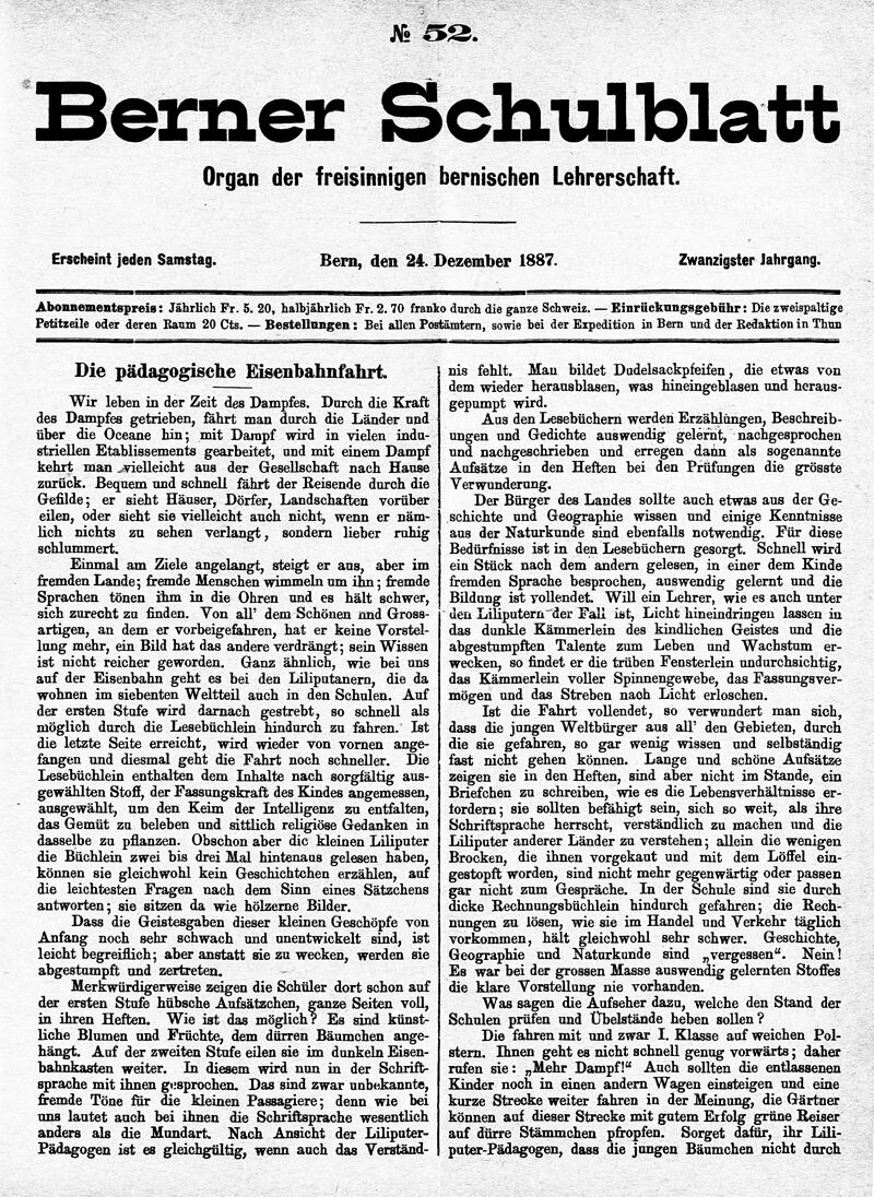 Buchumschlag - Heft 52