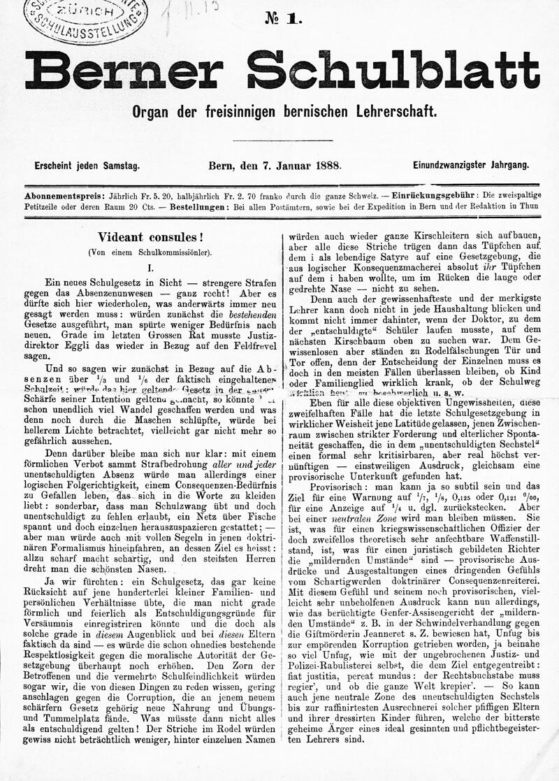 Buchumschlag - Heft 1