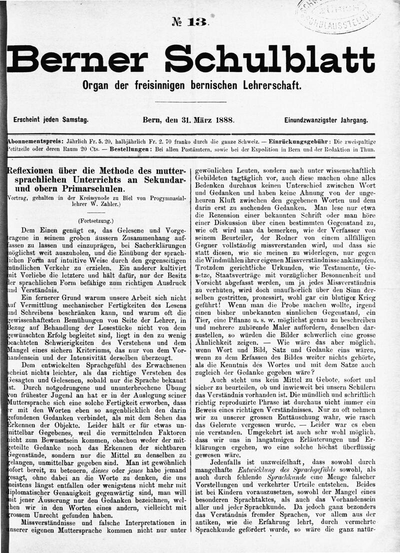 Buchumschlag - Heft 13