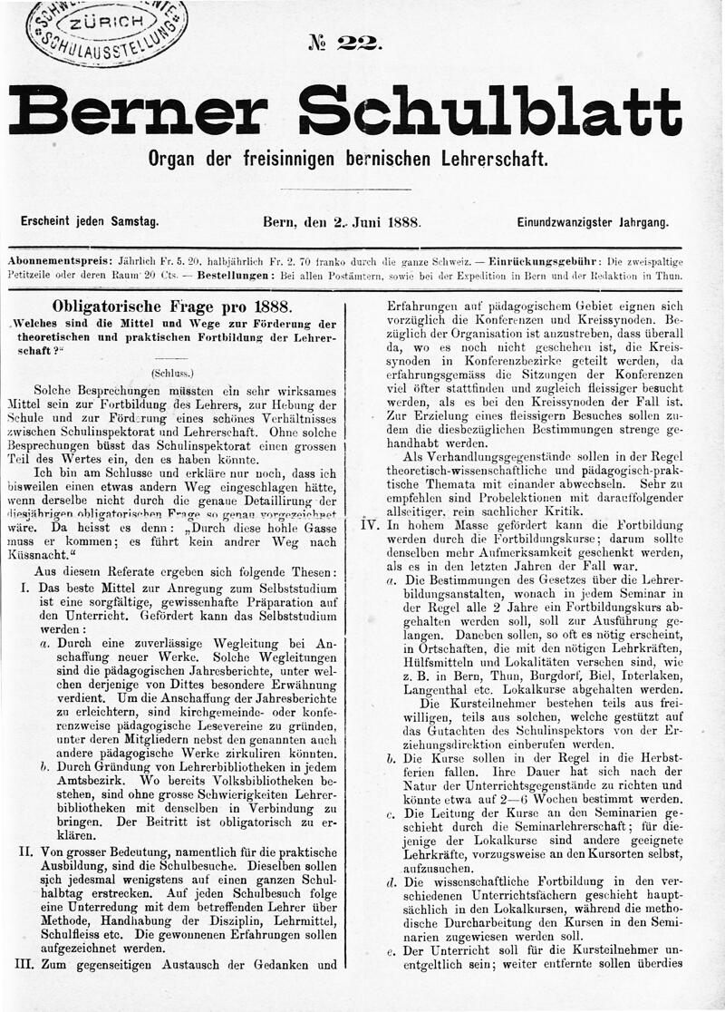 Buchumschlag - Heft 22