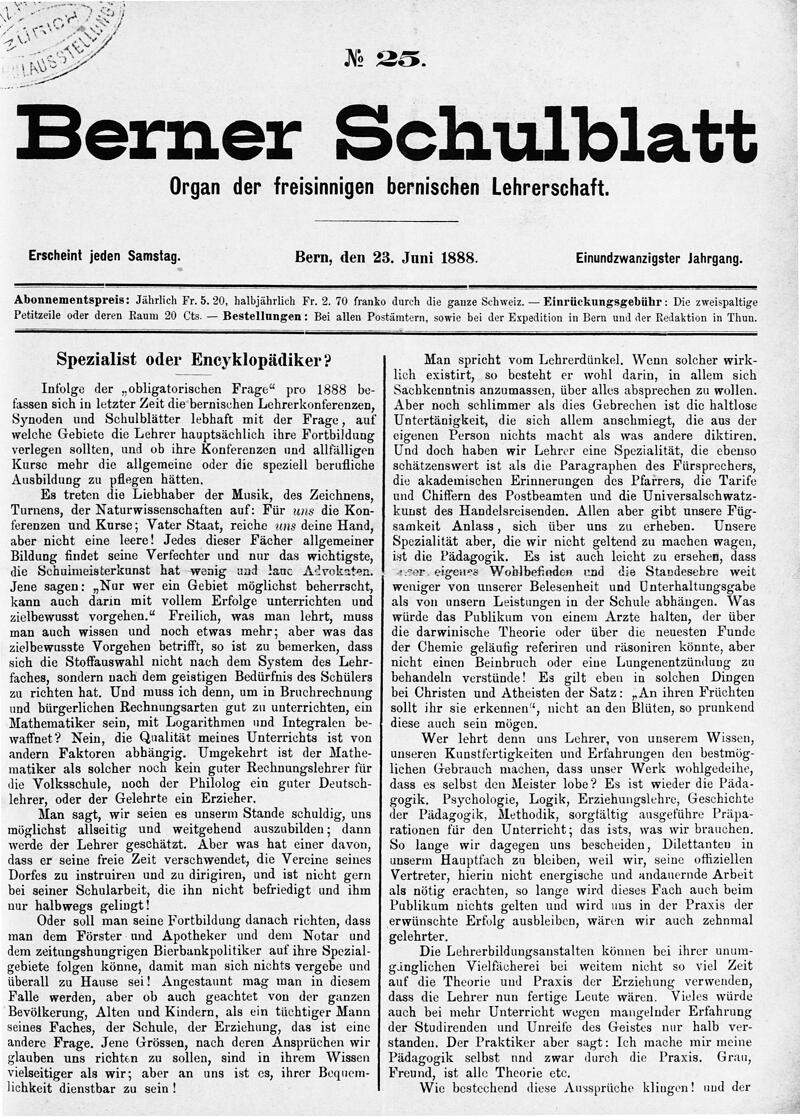 Buchumschlag - Heft 25