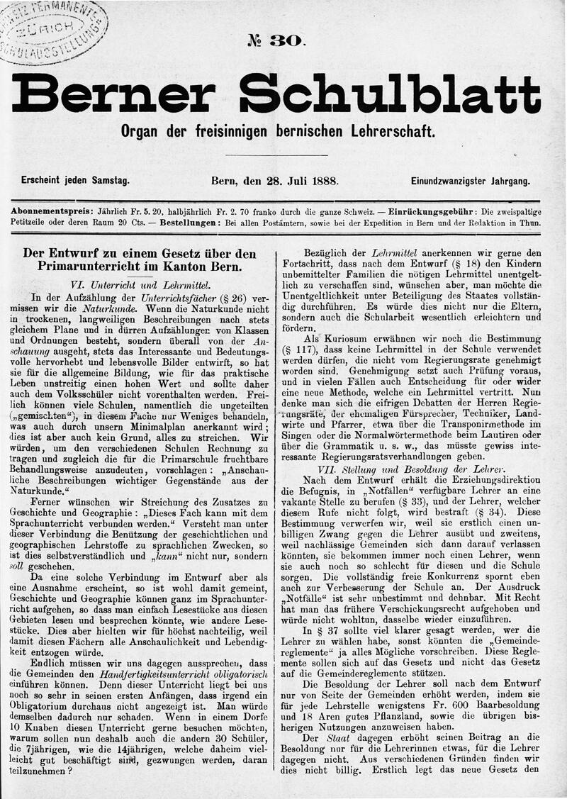 Buchumschlag - Heft 30