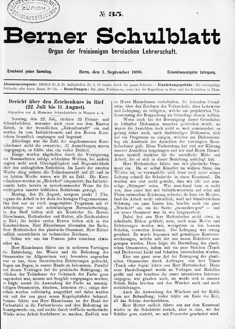 Buchumschlag - Heft 35