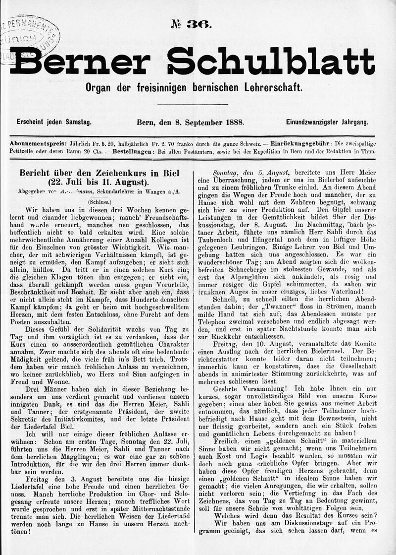 Buchumschlag - Heft 36