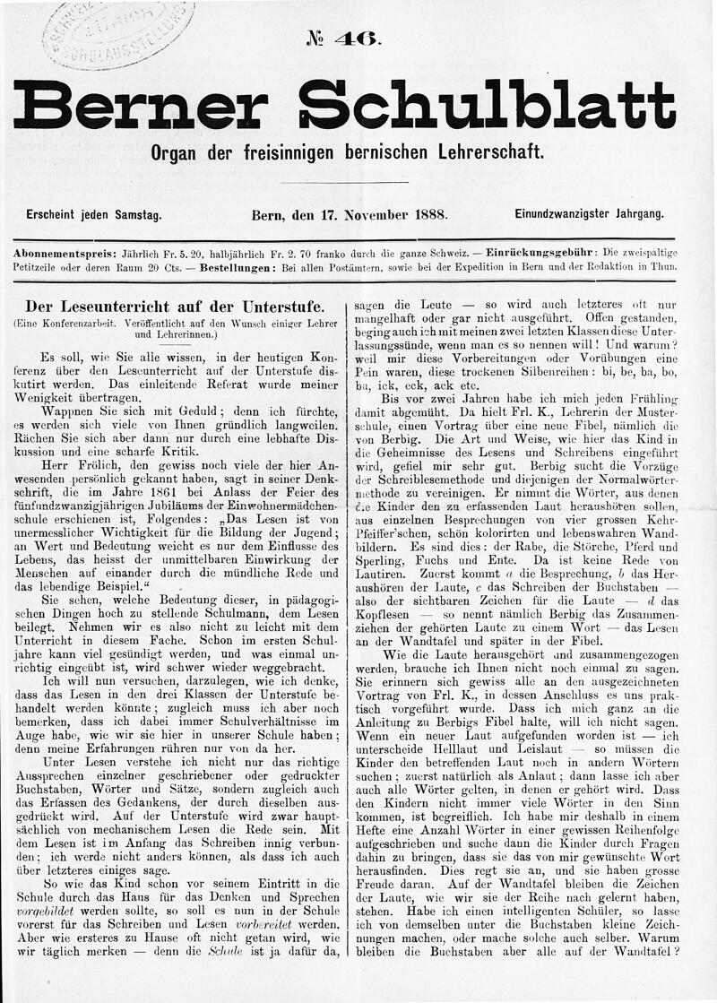 Buchumschlag - Heft 46