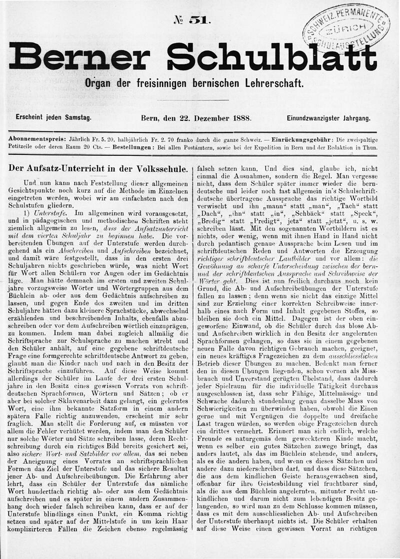 Buchumschlag - Heft 51