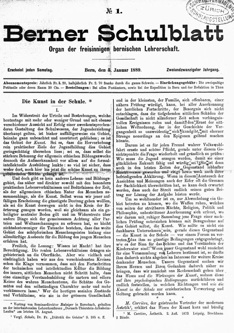 Buchumschlag - Heft 1