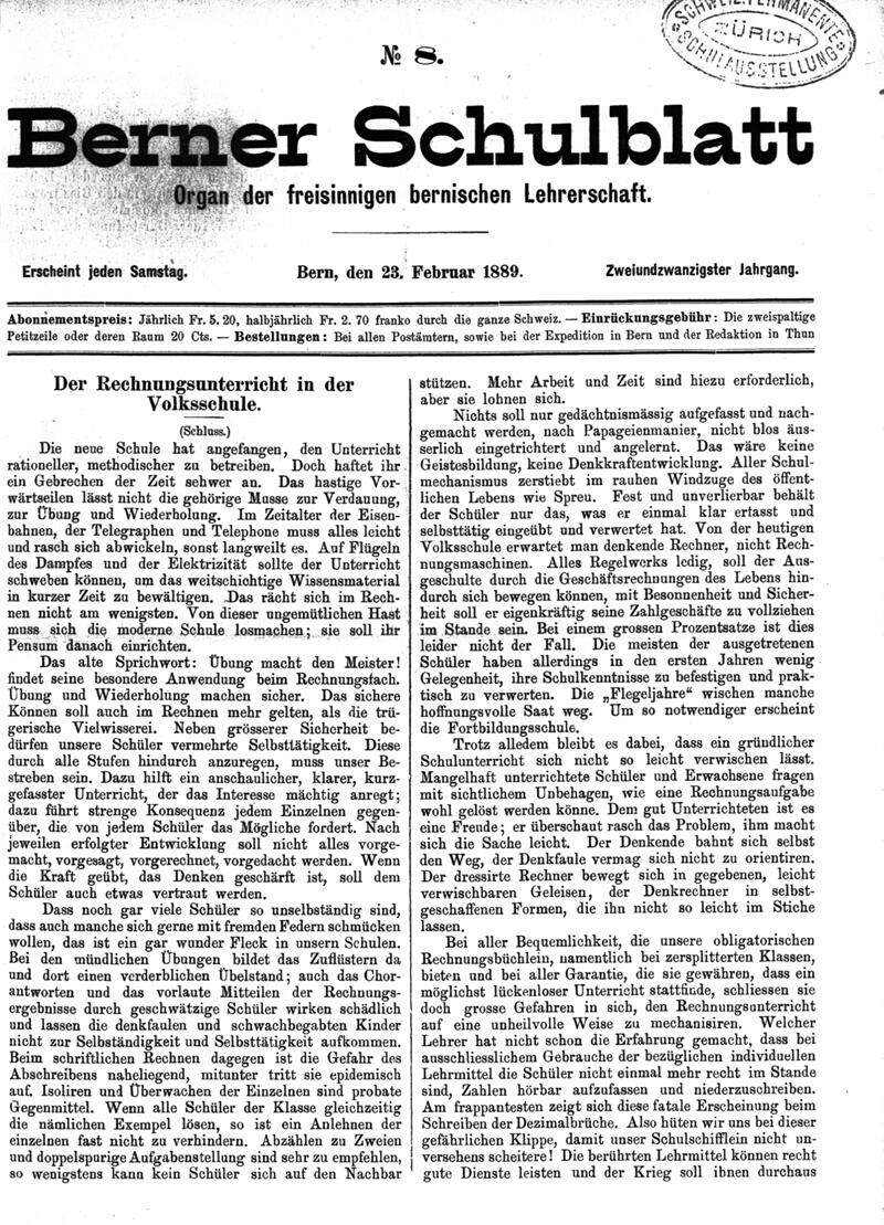 Buchumschlag - Heft 8