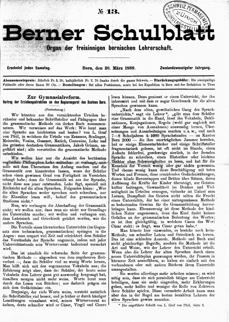 Buchumschlag - Heft 13