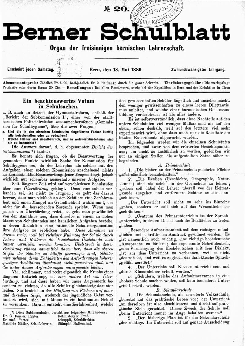 Buchumschlag - Heft 20