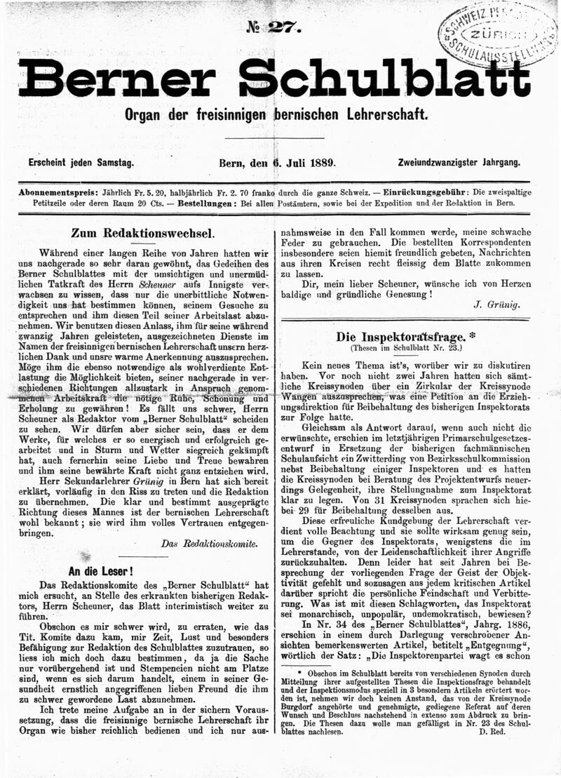 Buchumschlag - Heft 27