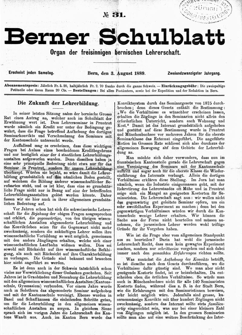 Buchumschlag - Heft 31