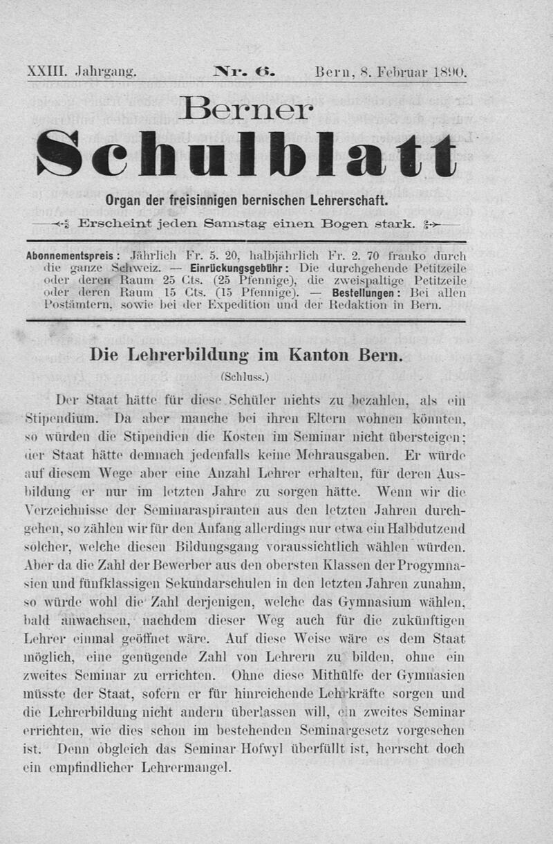 Buchumschlag - Heft 6