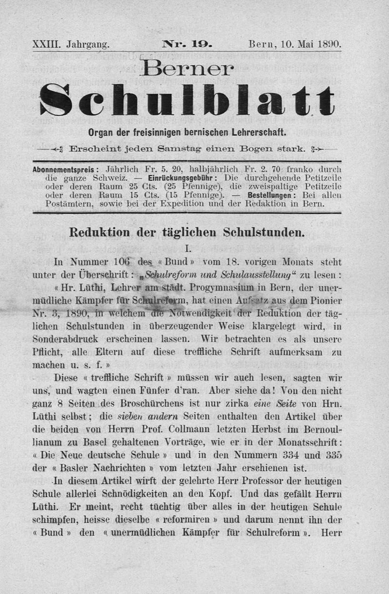 Buchumschlag - Heft 19