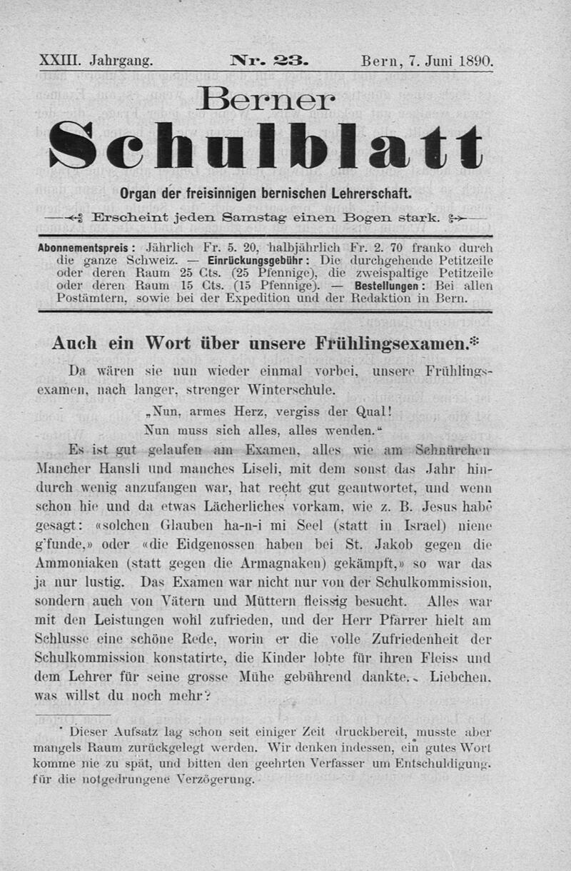 Buchumschlag - Heft 23