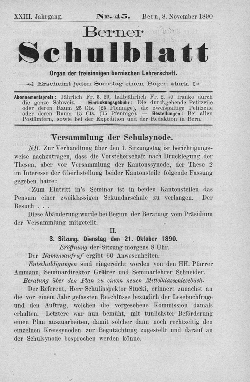 Buchumschlag - Heft 45