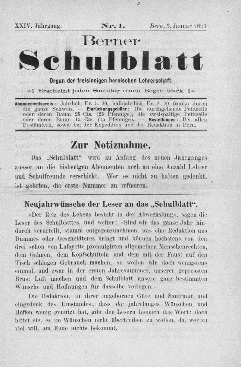 Buchumschlag - Heft 1