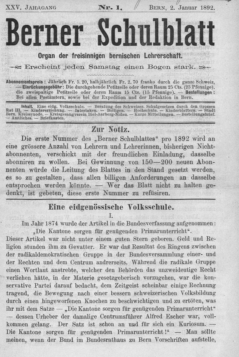 Buchumschlag - Heft 1