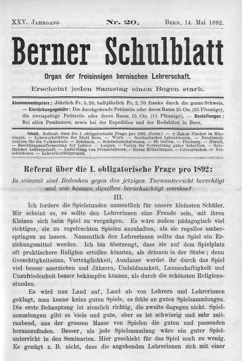 Buchumschlag - Heft 20