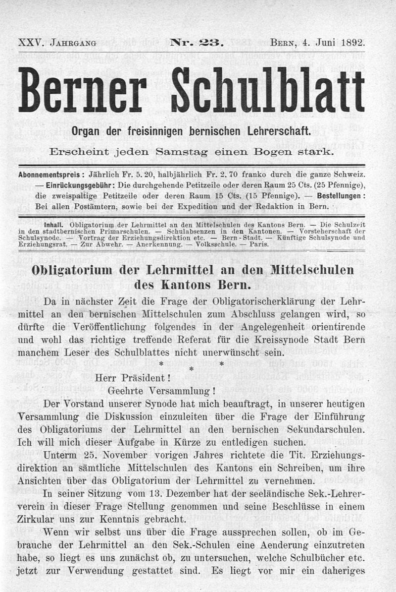 Buchumschlag - Heft 23