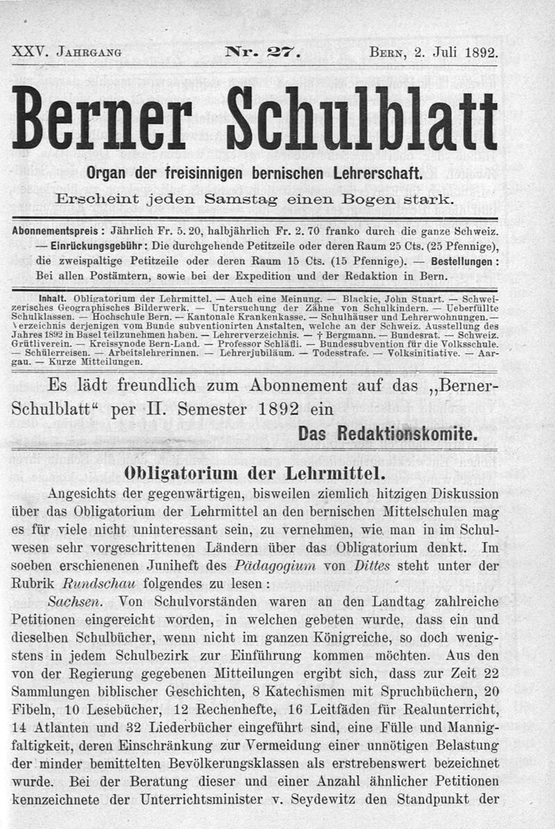 Buchumschlag - Heft 27