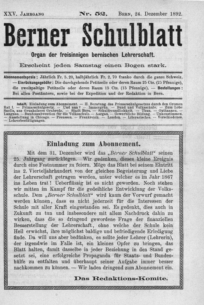 Buchumschlag - Heft 52