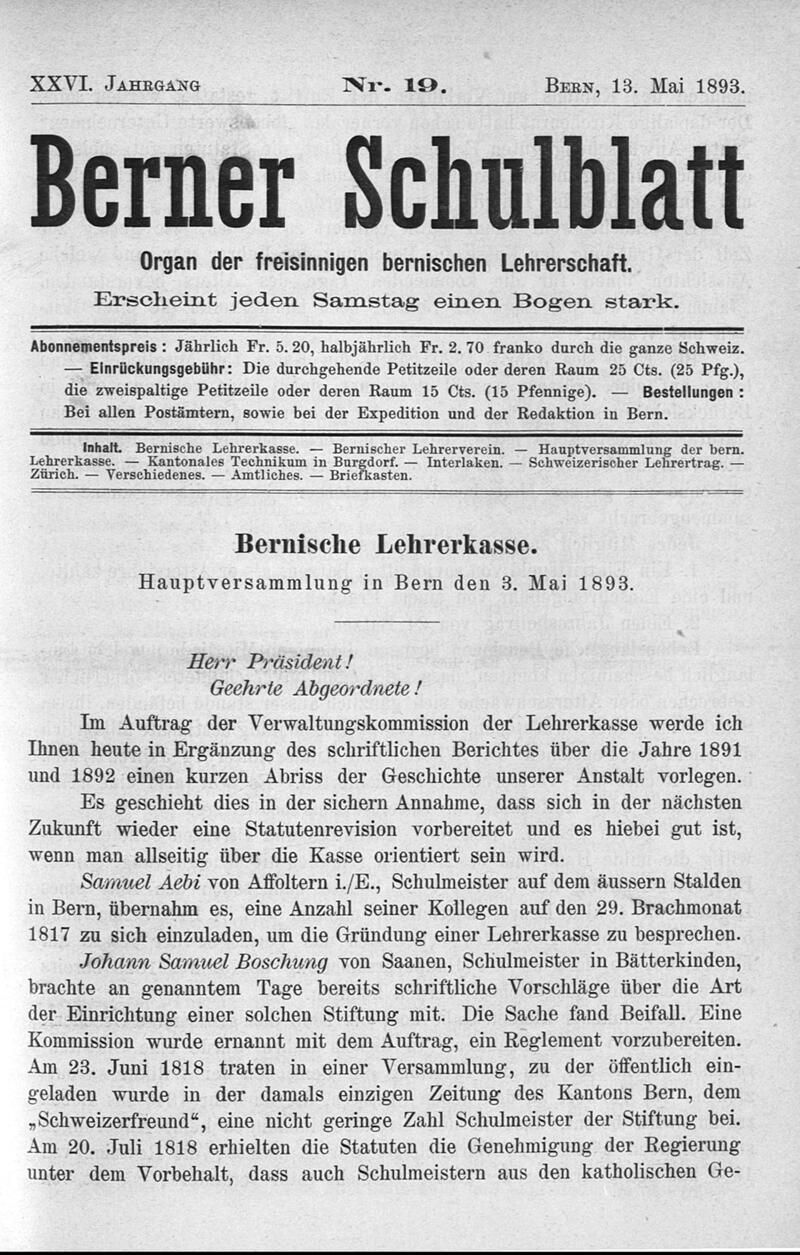 Buchumschlag - Heft 19