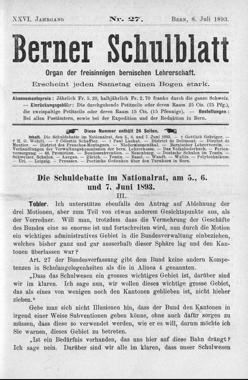 Buchumschlag - Heft 27