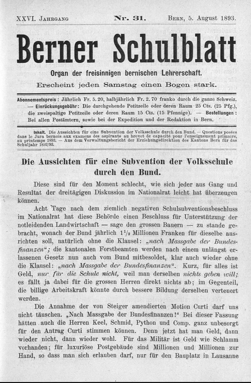 Buchumschlag - Heft 31