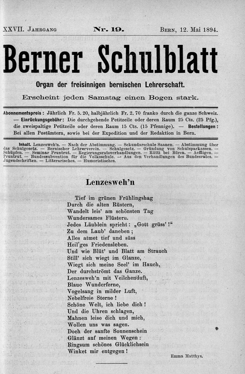 Buchumschlag - Heft 19