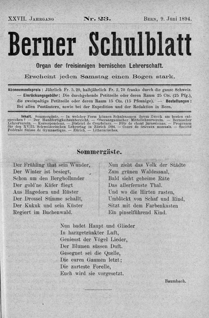 Buchumschlag - Heft 23